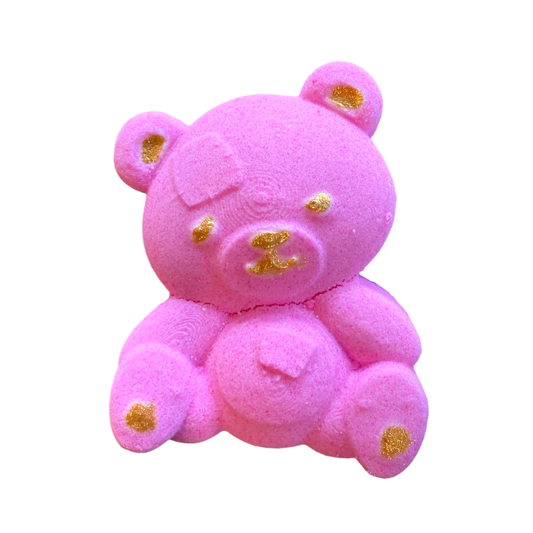 Teddy Bear Bath Bomb Scented With Geranium And Tangerine