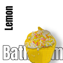 Lemon Cupcake Bath Bomb
