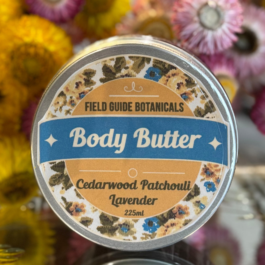 Cedarwood Patchouli Lavender luxurious body butter