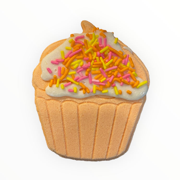 Orange Cupcake Bath Bomb