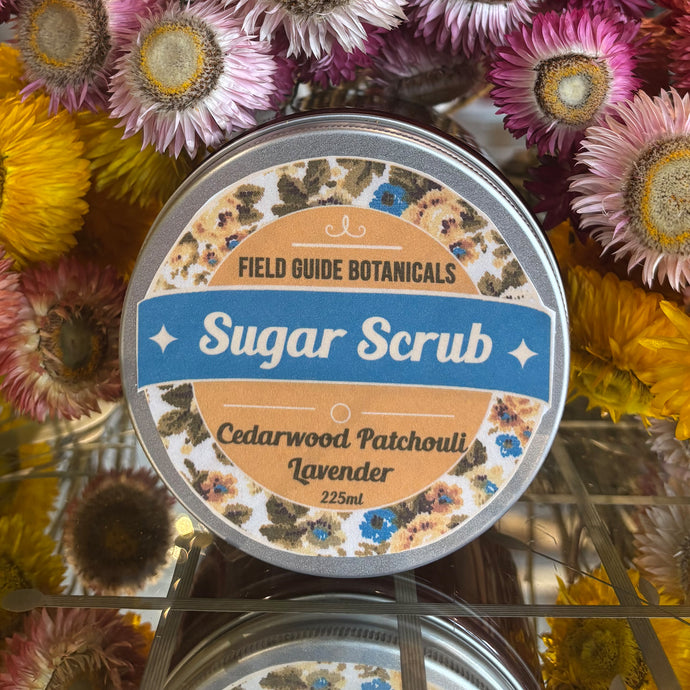 Cedarwood Patchouli Lavender Sugar Scrub