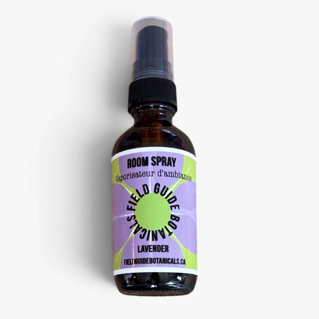 Natural room spray scented with lavender