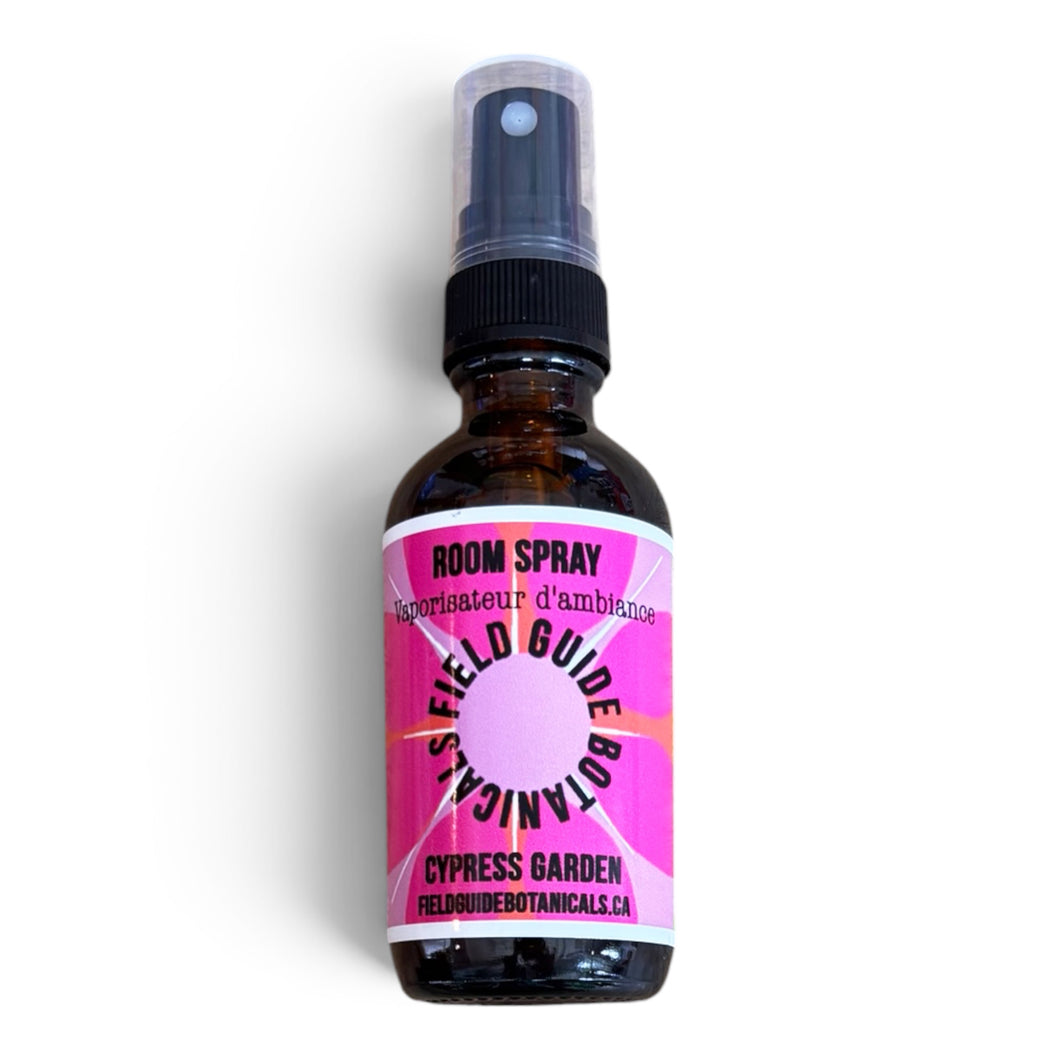 Natural Room Spray scented with Cypress Bergamot and Tangerine