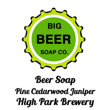 All Natural Pine Cedarwood and Juniper Hand And Body Beer Soap