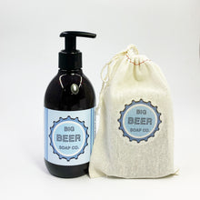 All Natural Liquid Beer Soap Scented with Teatree And Eucalyptus .Handmade in small batches in Toronto Canada. Charcoal Hand And Body Bar Made with Beer