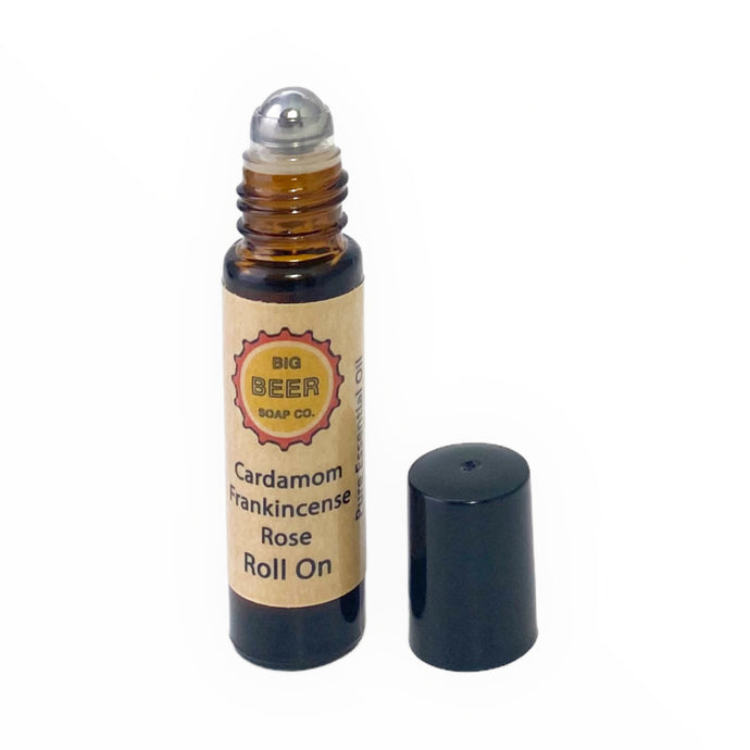 To promote peace and relaxation.  Natural Frankincense & Cardamon essential oil roll on, in a jojoba oil base.  Apply the roll on directly to your forehead, neck, shoulders and along your hair line.   Cardamon: May treat issues such as insomnia, restlessness and anxiety.  Frankincense: ﻿May reduce heart rate and high blood pressure. It has anti-anxiety and anti-depressant qualities. Wholesale and private label available