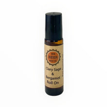 To eliminate anxiety and promote grounding.  Natural Clary Sage & Bergamot roll on, in a jojoba oil base.  Apply the roll on directly to your forehead, neck, shoulders and along your hair line.   As well as pulse points.   Clary Sage: A warming, scent that eases discomfort in the body and inspires calm, balanced thoughts.  Bergamot Essential Oil: Is said to relieve depression, anxiety, and other mood disorders.