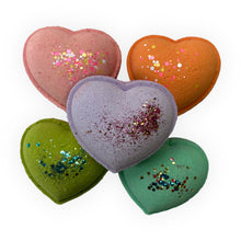 Heart shaped Bath Bombs . Hand made in Toronto Canada Big Beer Soap Company 46 Annette St
