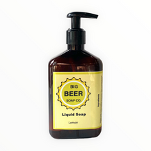 All natural lemon liquid hand and body soap made in Totonto Canada