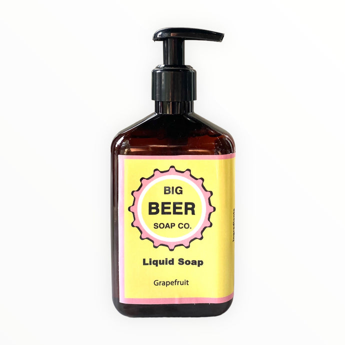 Liquid grapefruit hand and body soap 