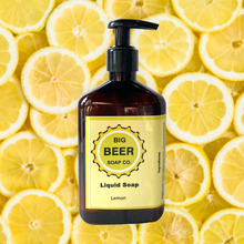 all Natural Hand and body soap scented with lemon essential oil